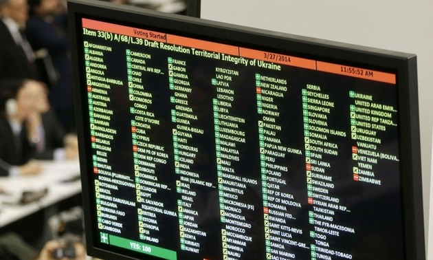 UN General Assembly passes resolution on Ukraine’s territorial integrity